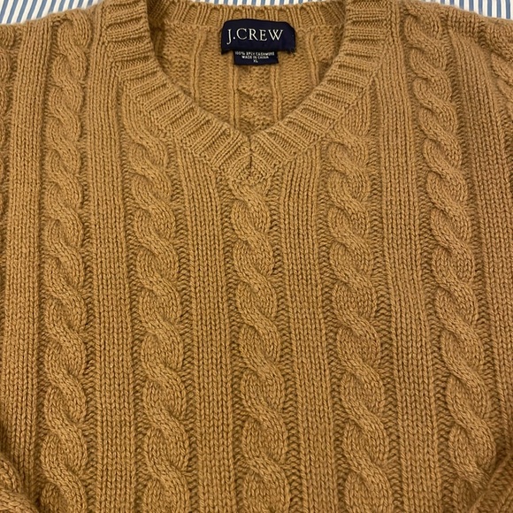 J.Crew cashmere cable sweater